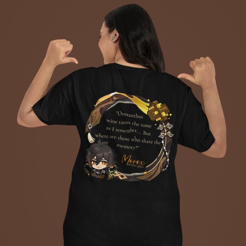 Zhongli-Oversized-T-Shirt–Anime-Graphic-Tee-Premium-Cotton-Front-&-Back-Print-Unisex-Fit Zhongli-Oversized-T-Shirt–Anime-Graphic-Tee-Premium-Cotton-Front-&-Back-Print-Unisex-Fit