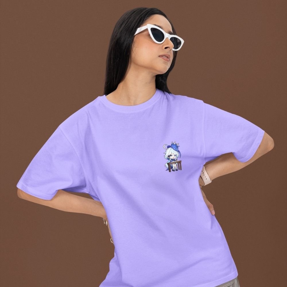 Furina-Oversized-T-Shirt–Genshin-Impact-Dual-Sided-Print-Premium-Cotton-Unisex-Hydro-Archon-Streetwear