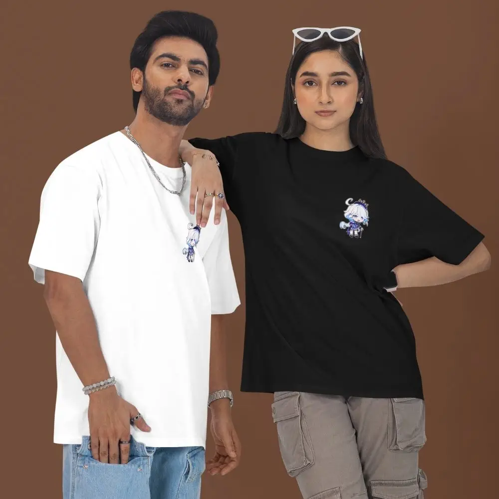 Furina-Hydro-Star-Oversized-T-Shirt–Premium-Dual-Side-Anime-Print-Genshin-Impact-Cotton-Tee