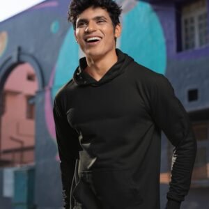 Hoodie-for-Men-100%-Cotton-Fleece-Streetwear-Comfort-in-Black,-Bottle-Green,-Red-&-Maroon