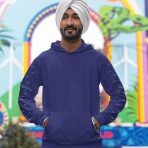 Unisex-Hoodie-for-Men-&-Women-Cotton-Fleece-Streetwear-Mustard-Yellow,-Navy-Blue,-Olive-Green-&-Royal-Blue