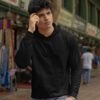 Hoodie-for-Men-100%-Cotton-Fleece-Streetwear-Comfort-in-Black,-Bottle-Green,-Red-&-Maroon