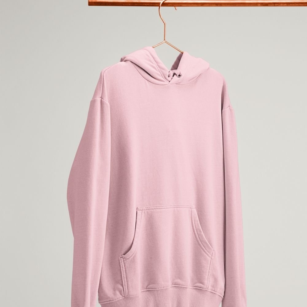 Unisex-Hoodie-for-Men-&-Women-Soft-Cotton-Fleece-Minimal-Aesthetic-in-Grey-Mélange,-Lavender-Light-Pink-&-White