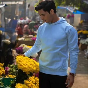 Unisex-Hoodie-for-Men-&-Women-Soft-Cotton-Fleece-Fresh-Pastel-Streetwear-in-Mint,-Light-Blue-&-Coral