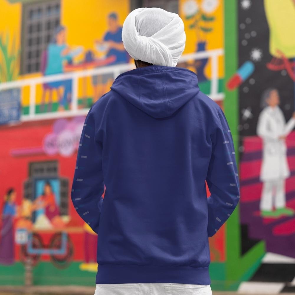 Unisex-Hoodie-for-Men-&-Women-Cotton-Fleece-Streetwear-Mustard-Yellow,-Navy-Blue,-Olive-Green-&-Royal-Blue